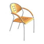 Steel Restaurant Chair Delhi India